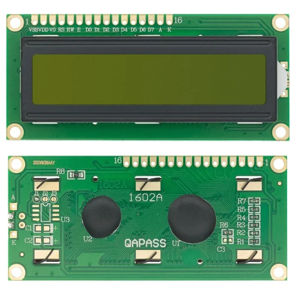 Module d'affichage LCD1602 I2C, écran bleu vert 5V PCF8574, adaptateur IIC pour Arduino – Image 7