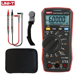 UNI T-Multimètres numériques professionnels UT117C AC DC Voltmètre Ampèremètre True RMS