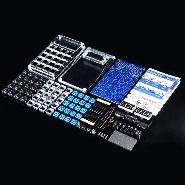 Kits électroniques de bricolage, calculatrices à tubes numériques LED, 51 microcontrôleurs, contrôle de résistance, Conversion, projets de soudage à monter soi-même – Image 9