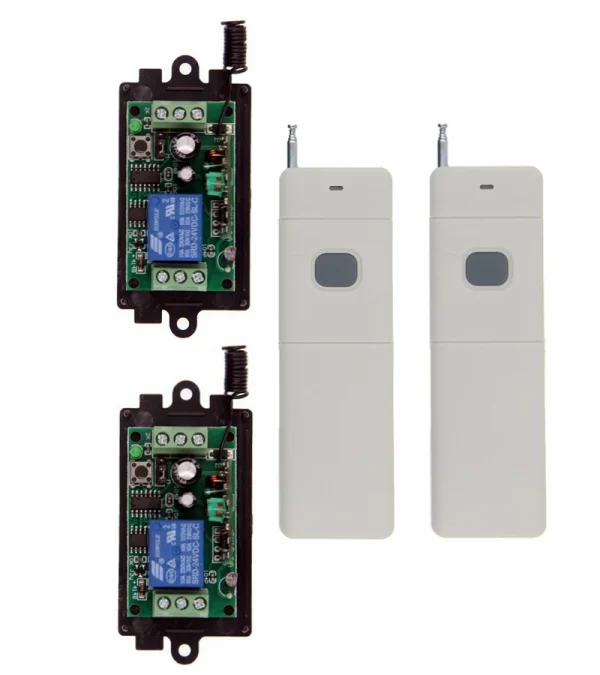 3000M longue portée DC 9V 12V 24V 1 CH 1CH RF télécommande sans fil système de commutation de lumière LED, 315/433 MHz, émetteur + récepteur – Image 10