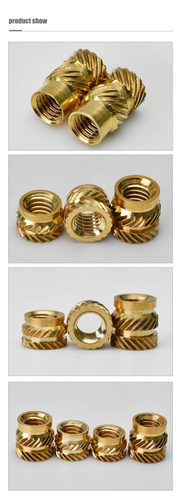 M2 M2.5 M3 M4 M5 M6 ensemble de chaleur en laiton écrou d'insertion inserts filetés moletés thermofusibles pour Kit d'assortiment d'écrous en cuivre d'encastrement d'impression 3d – Image 40