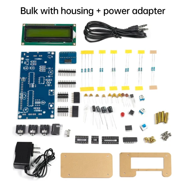 Décodeur de Code Morse DC9V CW, Circuit imprimé en vrac, pratique de soudage, Kit de fabrication électronique, prise américaine – Image 8