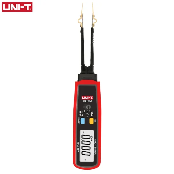 UNI-T UT116C UT11snapSMD testeur mètre pince à épiler rotative 02/10/2018 puzzles itance LED Diode continuité testeur de batterie – Image 7