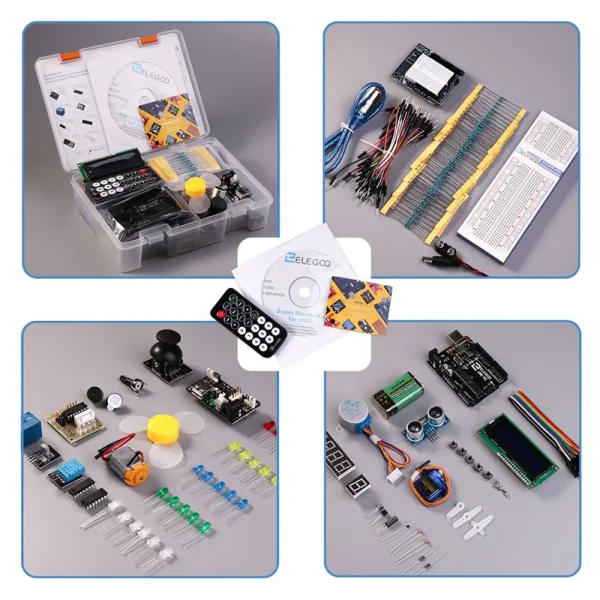 ELEGOO UNO Project Super Starter Kit avec tutoriel et UNO R3 compatible avec le kit électronique Arduino IDE DIY – Image 2