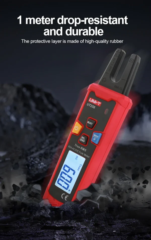 UNI-T Numérique Fourche Mètre UTMatte 60A AC DC Pince Mètre True RMS Pince Ampèremètre NCV Testeur Haute Précision – Image 12