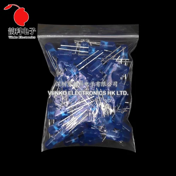 Kit électronique de Diodes électroluminescentes 3MM 5MM, boîte F3 F5, Kit assorti de diodes LED blanc vert rouge bleu jaune Orange – Image 14