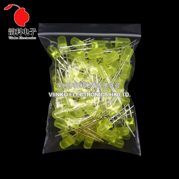 Kit électronique de Diodes électroluminescentes 3MM 5MM, boîte F3 F5, Kit assorti de diodes LED blanc vert rouge bleu jaune Orange – Image 12