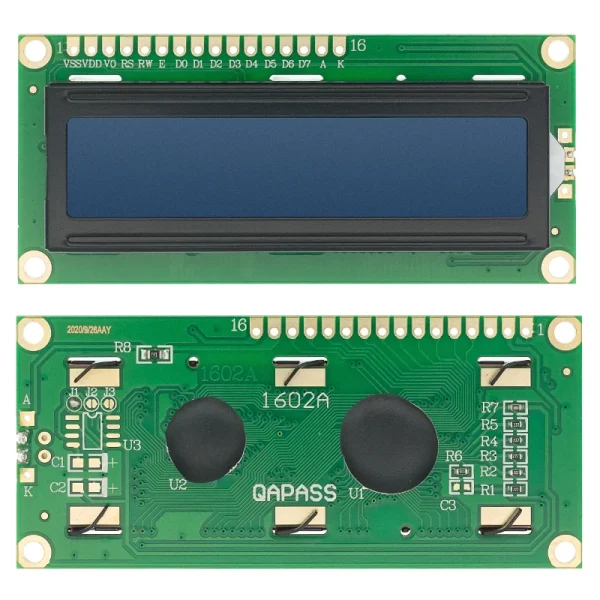 Module d'affichage LCD1602 I2C, écran bleu vert 5V PCF8574, adaptateur IIC pour Arduino – Image 10