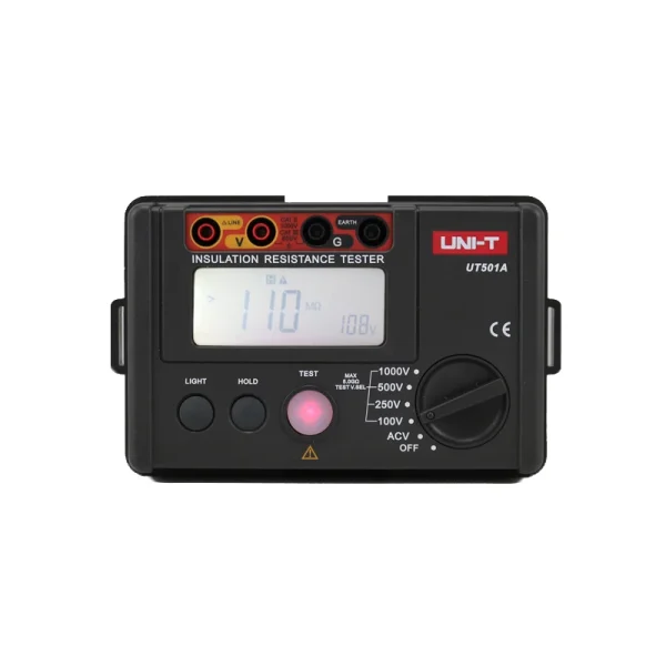 Testeurs de résistance d'isolation UNI-T UT501A, compteur numérique Milliohm 1000V, 5GΩ Ohm, plage automatique – Image 2