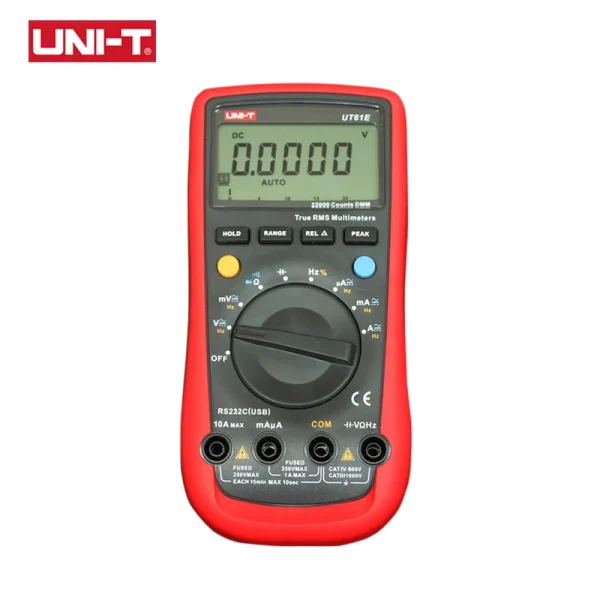 UNI-T multimètre numérique UTÉgalement E mètre True RMS 1000V AC DC multimètre testeur de tension mode relatif 22000 comptes haute capacité de Charleroi