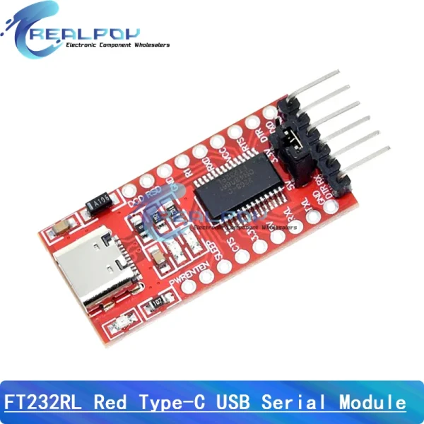 Module adaptateur série FT232RL FT232 FTDI USB 3.3V 5.5V vers TTL pour Arduino FT232 Pro Mini Port USB vers TTL 232 Mini/type-c USB – Image 6