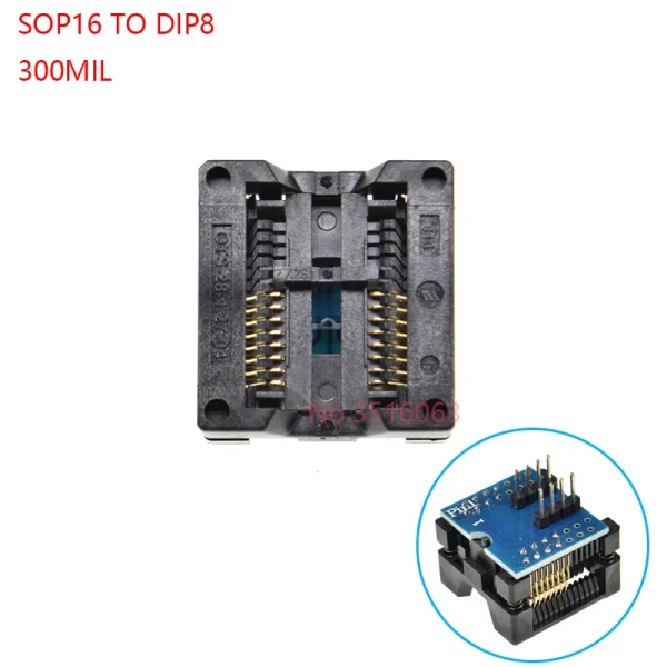 Adaptateur programmateur universel SOP/TSSOP/TQFP vers DIP – SOP8 à TQFP44, 150 à 300 mil – Image 10