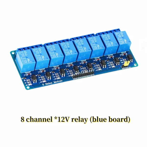 1/2/4/6/8 canaux 5V/12V/24V avec carte de commande de relais à couplage optique avec sortie de relais de voyant lumineux – Image 22