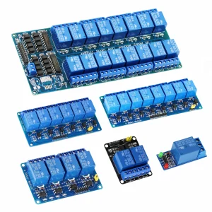 1/2/4/6/8 canaux 5V/12V/24V avec carte de commande de relais à couplage optique avec sortie de relais de voyant lumineux