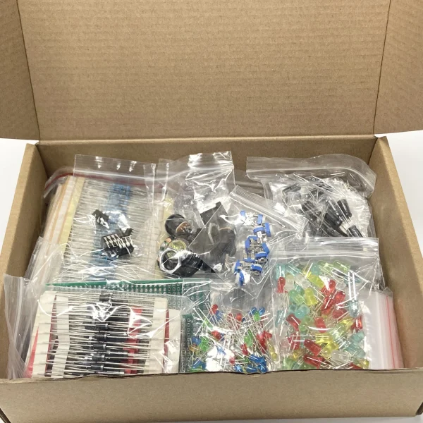 Kit de composants électroniques Édition ultime Divers puzzles courants Résistances Puzzles Énigmes T0-92 Transistors LED Carte PCB DIP-IC – Image 8