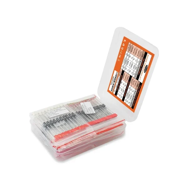 Kit de diodes de redressement Schottky, 14 valeurs, 1N4148, 1N4001, 1N4004, 1N4007, 1N5sedi1N5406, 1N5408, RL207, UF4007, FRknit, FR2071N5817, 350 pièces – Image 7