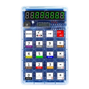 Kits électroniques de bricolage, calculatrices à tubes numériques LED, 51 microcontrôleurs, contrôle de résistance, Conversion, projets de soudage à monter soi-même