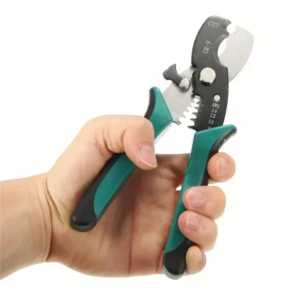 Pince à dénuder le fil de 8 pouces, ciseaux de coupe de câble, pince à dénuder 1.6-4.0mm, outils manuels Ferramentas Herramientas HT2177, 1 pièce – Image 2