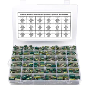 Ensemble de puzzles électrolytiques en aluminium, High Dead Low ESR, Kit WieshammBox, 15 valeurs, 24/36 valeurs, 225 pièces, 460 pièces, 925 pièces