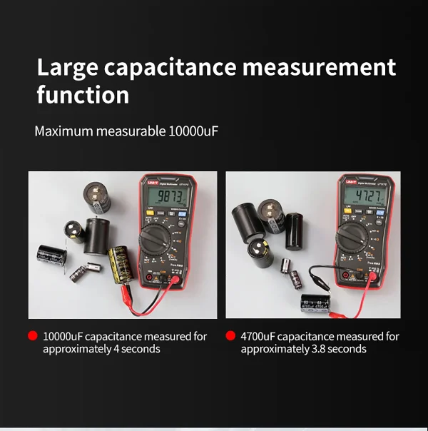 UNI T-Multimètres numériques professionnels UT117C AC DC Voltmètre Ampèremètre True RMS – Image 13