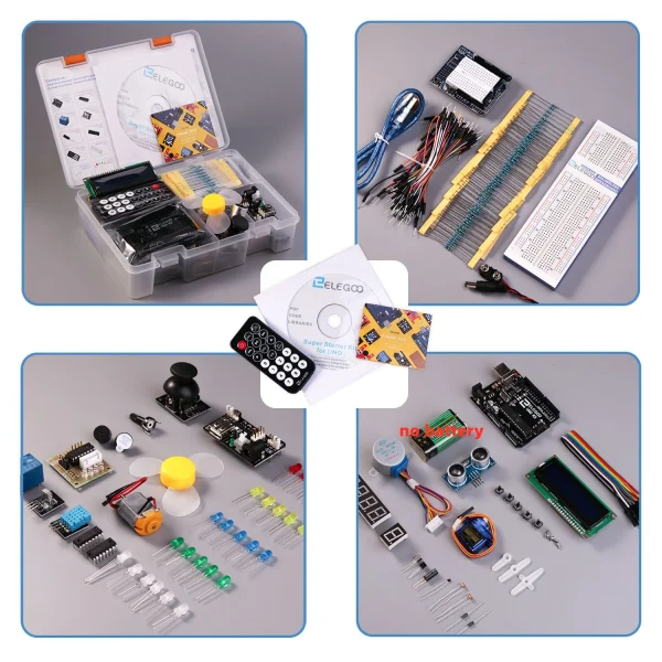 ELEGOO UNO Project Super Starter Kit avec tutoriel et UNO R3 compatible avec le kit électronique Arduino IDE DIY – Image 13
