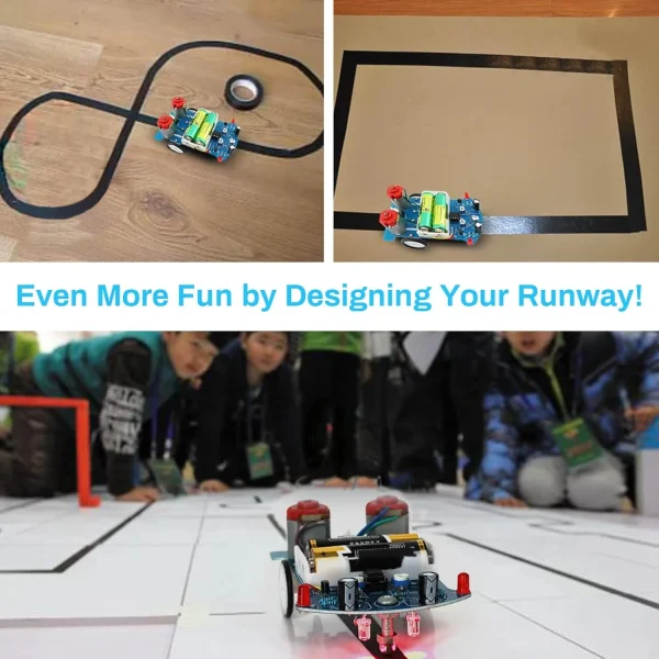 Kit électronique d'apprentissage de la soudure, Kits de projets de soudage de voiture intelligente, ligne suivant le Robot pour débutants, électronique de bricolage – Image 6