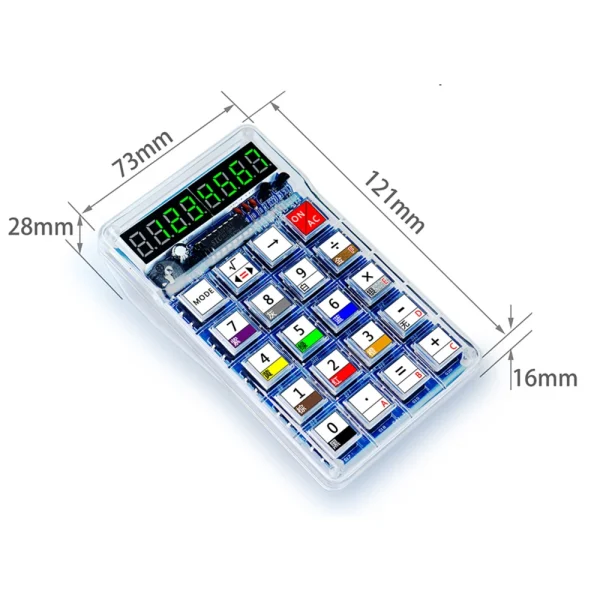 Kits électroniques de bricolage, calculatrices à tubes numériques LED, 51 microcontrôleurs, contrôle de résistance, Conversion, projets de soudage à monter soi-même – Image 8