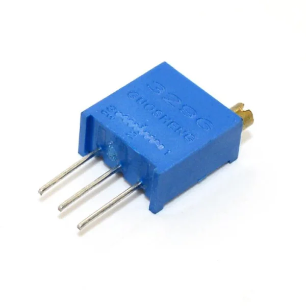 Kit de potentiomètre de tondeuse multitour, haute précision, résistance variable 3296 avec boîte gratuite, kit de bricolage électronique, 3296W, 50 pièces – Image 3