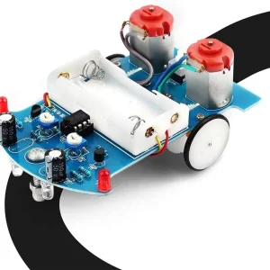 Kit électronique d'apprentissage de la soudure, Kits de projets de soudage de voiture intelligente, ligne suivant le Robot pour débutants, électronique de bricolage
