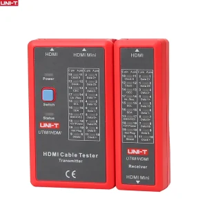 UNI-T MINI-HDMI Testeurs de câbles UT681HDMI Wire Tracker Lan Finder Outils de réparation de réseau