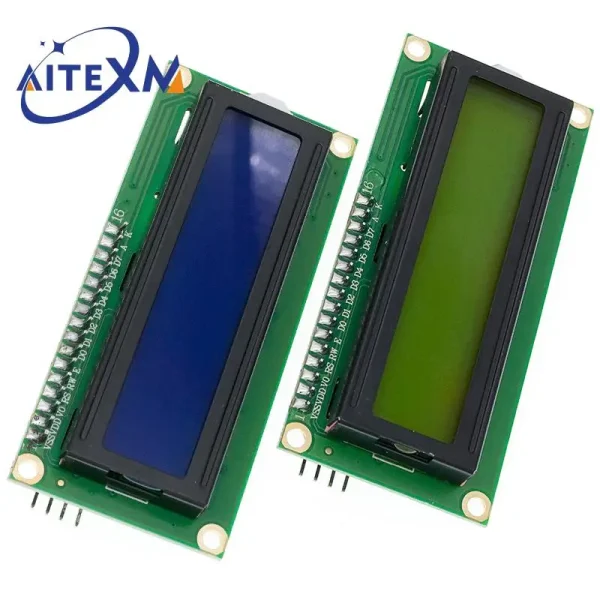 Module d'affichage LCD1602 I2C, écran bleu vert 5V PCF8574, adaptateur IIC pour Arduino – Image 5