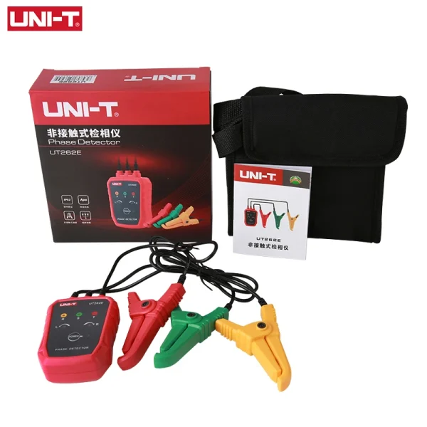 Détecteur triphasé sans contact UNI-T UT262E Testeur de rotation Phase Sequanciennement Breaker Finder 70V-1000V AC LED Buzzer Indication – Image 6
