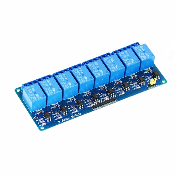 1/2/4/6/8 canaux 5V/12V/24V avec carte de commande de relais à couplage optique avec sortie de relais de voyant lumineux – Image 3