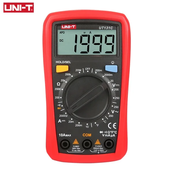 Testeur de multimètre numérique UNI-T Série UT131 Voltmètre AC DC Ampèremètre 2000 Comptes Palm Size Multimetro 02/10/2018 Test de diode – Image 4