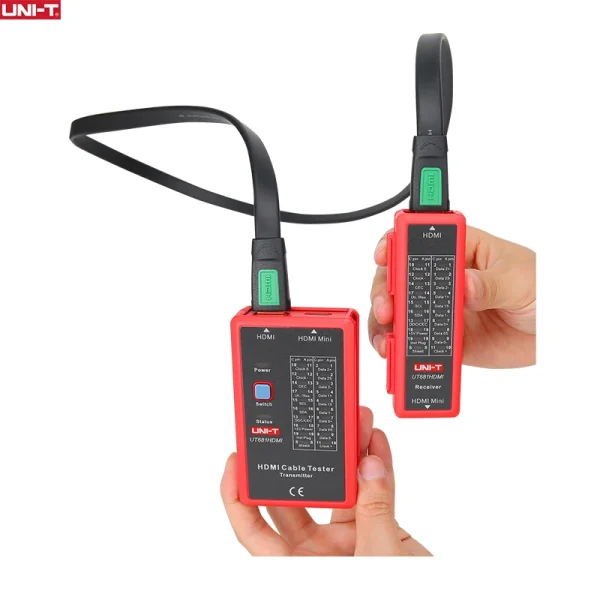 UNI-T MINI-HDMI Testeurs de câbles UT681HDMI Wire Tracker Lan Finder Outils de réparation de réseau – Image 2