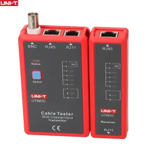 Testeurs de câble réseau UNI-T UT68/s Testeur LAN RJ45 RJ11 BNC Tracker de câble Détecteur de fil Outils de réparation réseau