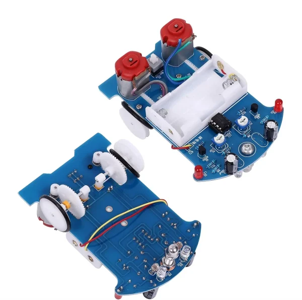 Kit électronique d'apprentissage de la soudure, Kits de projets de soudage de voiture intelligente, ligne suivant le Robot pour débutants, électronique de bricolage – Image 5