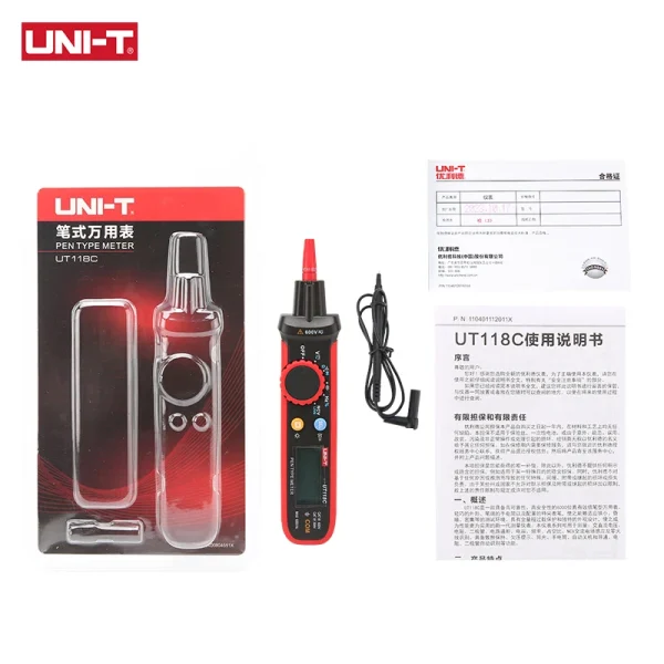 Multimètre numérique automatique de type stylo UNI-T UT118C 600V DC AC Voltmètre True RMS Dead Meter NCV puzzles itance 02/10/2018 Test – Image 6