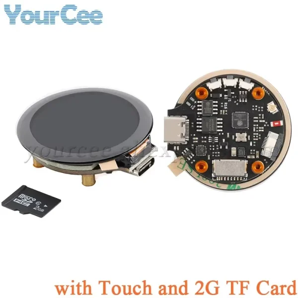Module d'affichage d'écran TFT 1.28 pouces, carte LCD ronde colorée IPS 1.28 pouces GC9A01 Touch 240x240 SPI 240x240 – Image 9