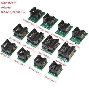 Adaptateur programmateur universel SOP/TSSOP/TQFP vers DIP – SOP8 à TQFP44, 150 à 300 mil