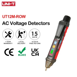 UNI-T UT12E UT12M prise murale détecteur de tension ca indicateur 24 V-1000 V sans Contact Volt courant capteur électrique stylo de Test