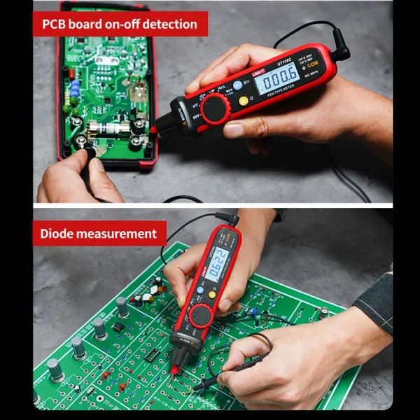 Multimètre numérique automatique de type stylo UNI-T UT118C 600V DC AC Voltmètre True RMS Dead Meter NCV puzzles itance 02/10/2018 Test – Image 3