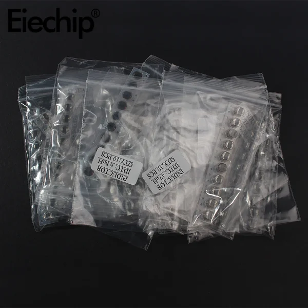 130 pièces CD54 SMD Kit d'inducteur de puissance bricolage électronique, 2.2uH ~ 680uH CD54 ensemble d'assortiment d'inducteurs pour convertisseurs DC-DC – Image 6