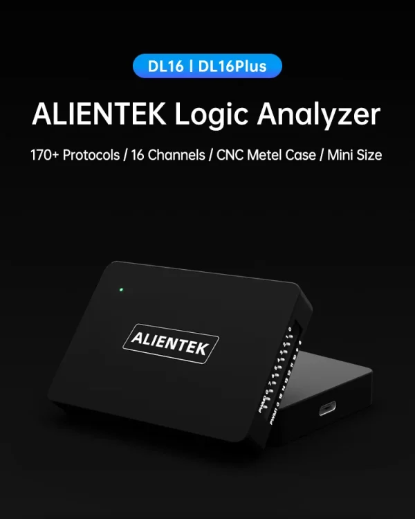 ALIENTEK analyseur logique DL16 250MHz taux d'échantillonnage maximum 16 canaux outils d'analyse logique ARM FPGA logiciel de décodage de protocole de débogage – Image 21
