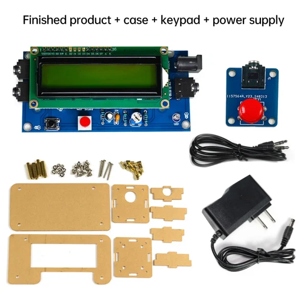 Décodeur de Code Morse DC9V CW, Circuit imprimé en vrac, pratique de soudage, Kit de fabrication électronique, prise américaine – Image 9