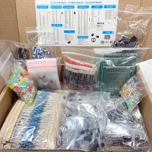 Kit de composants électroniques Édition ultime Divers puzzles courants Résistances Puzzles Énigmes T0-92 Transistors LED Carte PCB DIP-IC