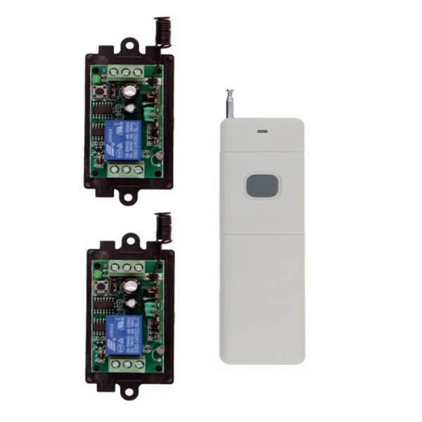 3000M longue portée DC 9V 12V 24V 1 CH 1CH RF télécommande sans fil système de commutation de lumière LED, 315/433 MHz, émetteur + récepteur – Image 11