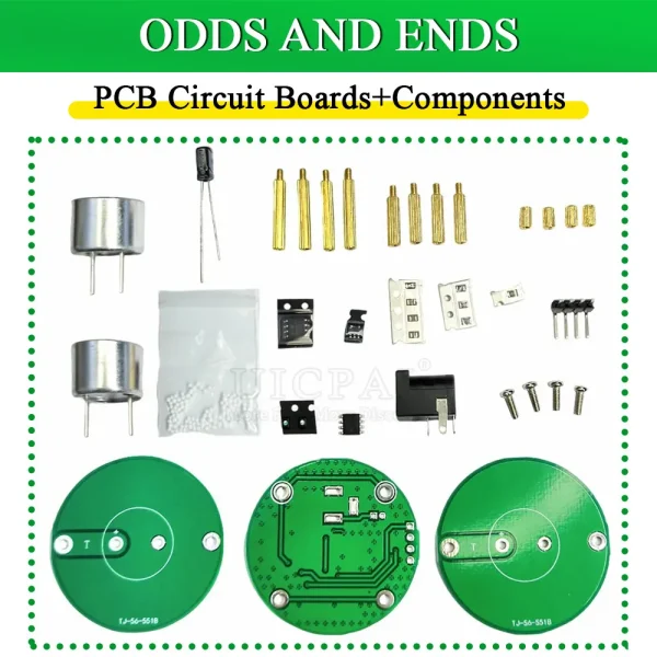 Projet de soudure à monter soi-même Suspension ultrasonique Suspension acoustique Kit électronique Mini lévitateur acoustique 12V pratique de la soudure – Image 5