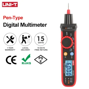 Multimètre numérique automatique de type stylo UNI-T UT118C 600V DC AC Voltmètre True RMS Dead Meter NCV puzzles itance 02/10/2018 Test
