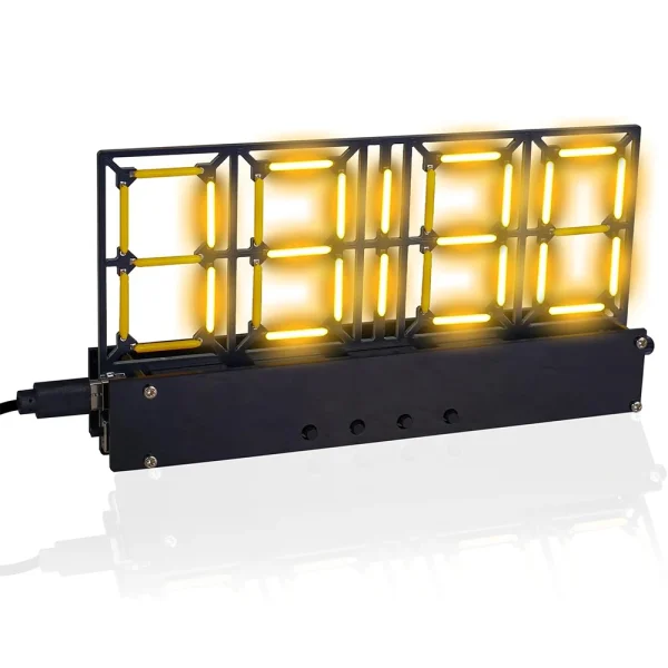 Kit de pratique de soudage, réveil numérique 4 bits avec réglage de l'éclairage, projets de soudage, Kits électroniques de bricolage – Image 12